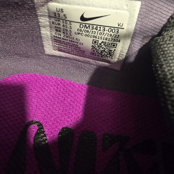 New without box size 11 1/2 Nike air Zoom running shoes - Picture 7 of 7